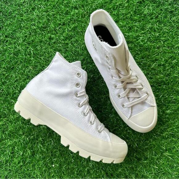 ✨New Converse Chuck Taylor All Star Lugged Hi White - Picture 7 of 9